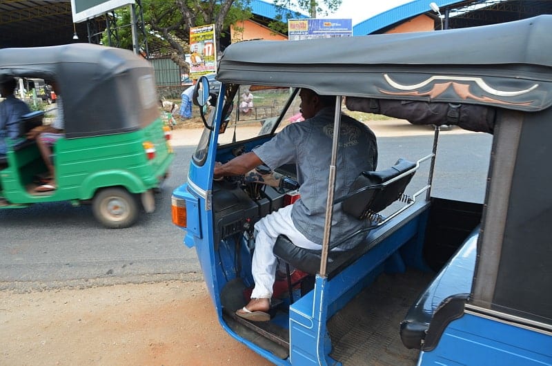 Tuk tuk na Srí Lance