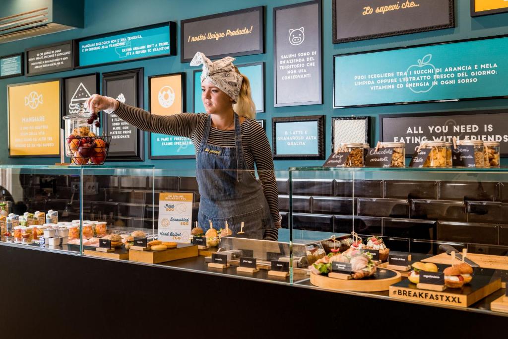 Rimini Up hotel snídaně