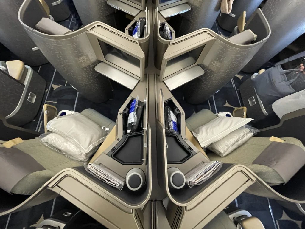 byznys třída sedadla v China Airlines