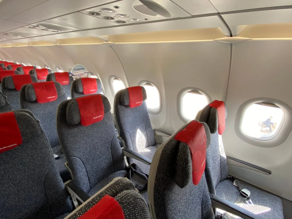 Air Arabia interiér
